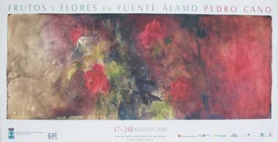 Cartel Frutos y Flores Fuente Alamo
