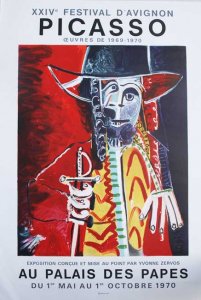 Cartel Festival Avignon. Au Palais Des Papes