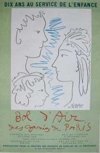 Cartel Dix Ans Au Service De L´enfance