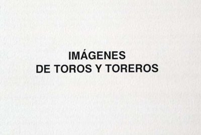 Imágenes de Toros y Toreros
